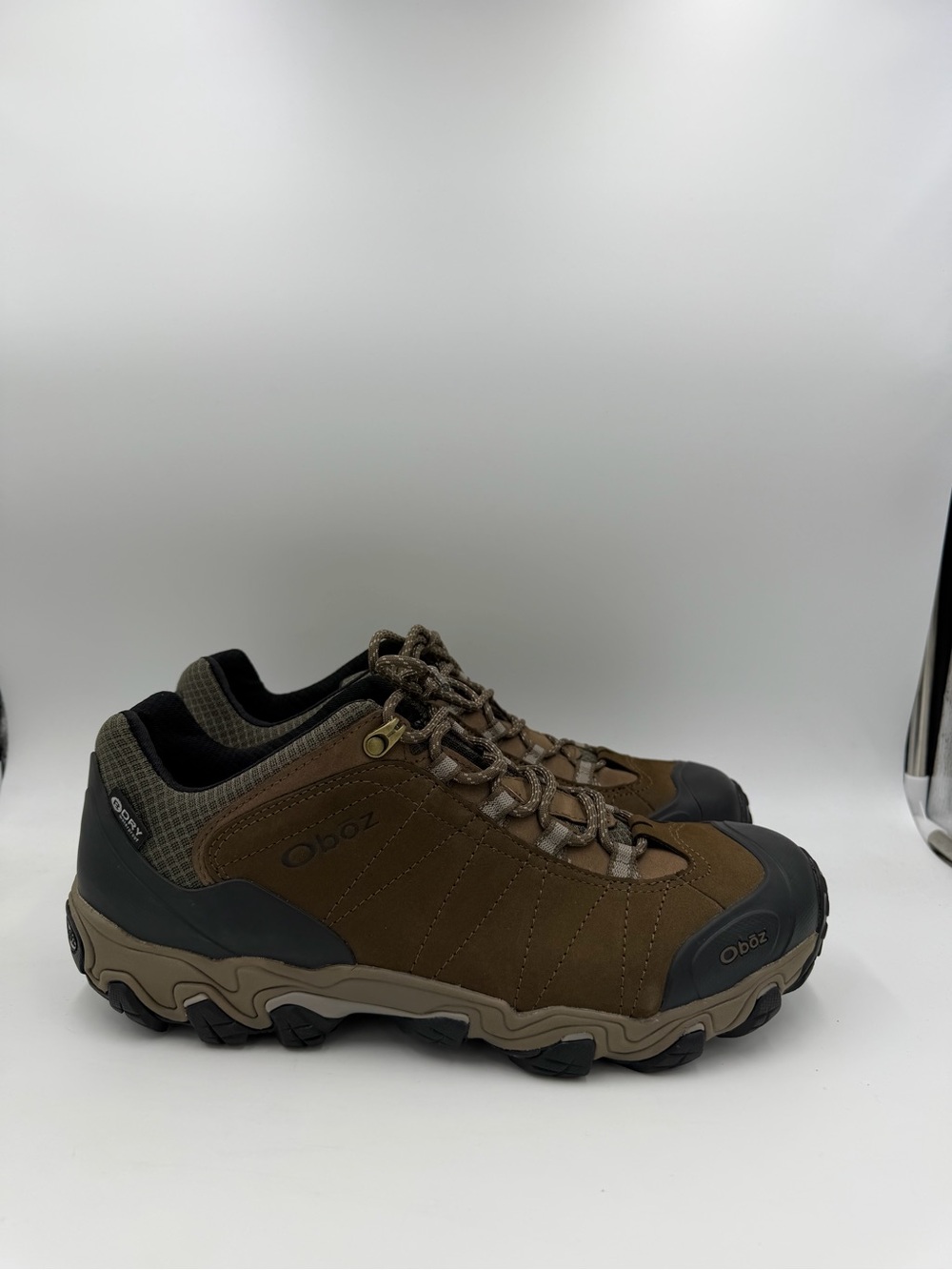 Oboz Men's Bridger Low B-Dry WP Hiking Shoes Canteen Brown Size 13 US No Box